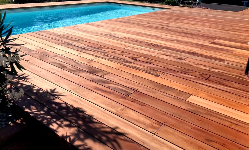 terrasse en muiracatiara ou tigerwood