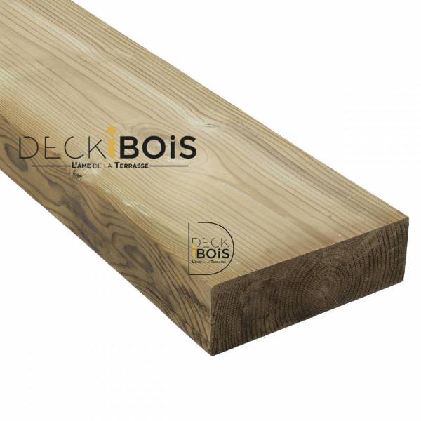 bois d'ossature pin 70x220x4500mm traité classe 4 vert