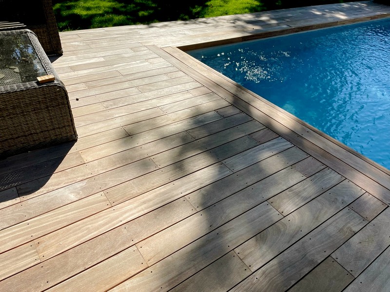 Mios (Gironde) Terrasse en cumaru pour sa stabilité exceptionnelle